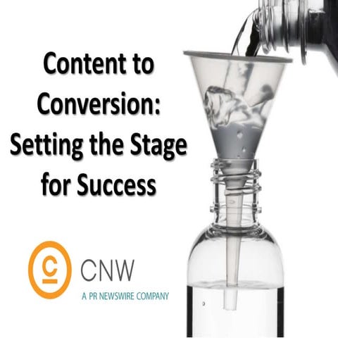Content to conversion - Is Your Content Setting the Stage