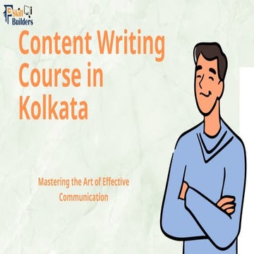 Content Writing Course in Kolkata - Learn SEO, Blogging & Copywriting