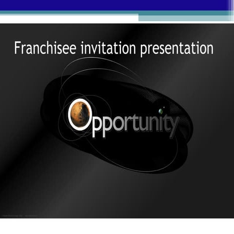 Franchisee presentation