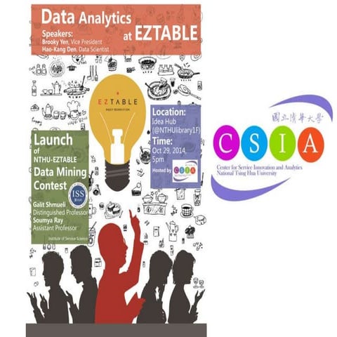 Introducing the NTHU-EZTABLE Kaggle Contest (Predicting Repeat Restaurant Boo...