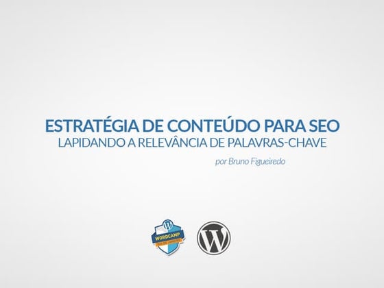 Estratégia de Conteúdo para SEO