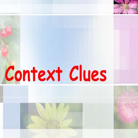 Context clues