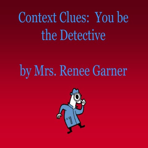 Context clue powerpoint