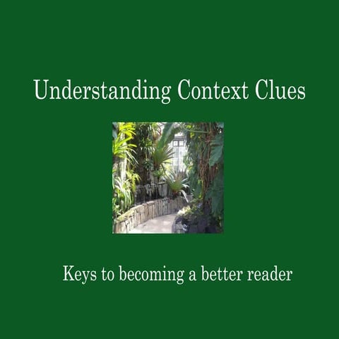 Mastering Context Clues: Enhance Reading Comprehension and Vocabulary ...