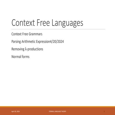 Context Free Languages by S.Mandal-1.ppt