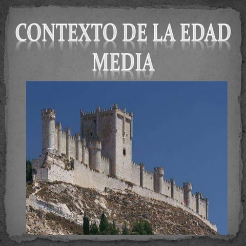 Contexto histórico de la Edad Media - Literatura 1º de Bachillerato