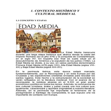 Contexto histórico medieval