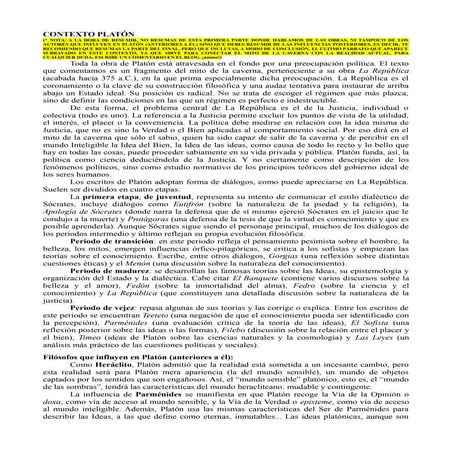 Contexto Platón
