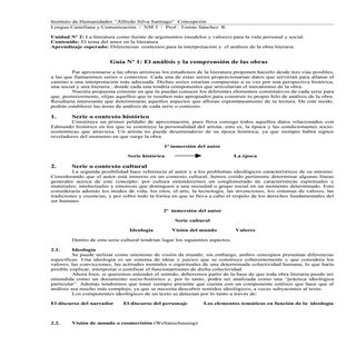 Contextos  literarios