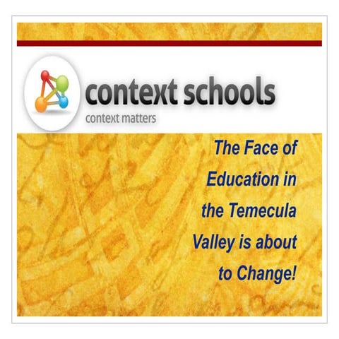Context schools