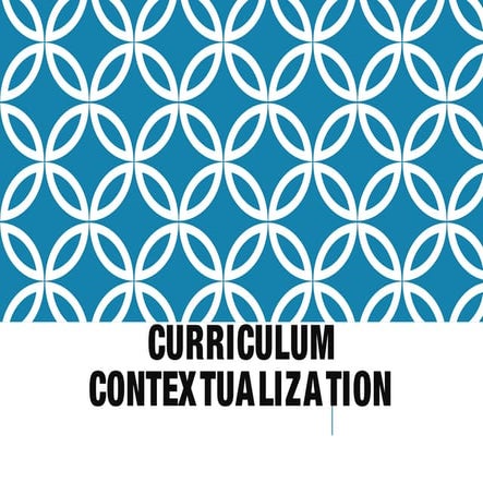 Contextualization presentation