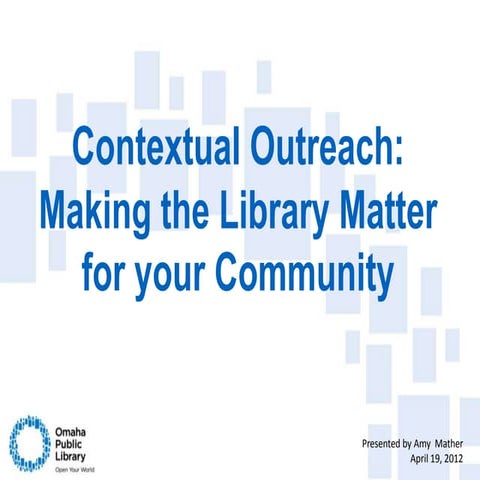 Contextual outreach tla