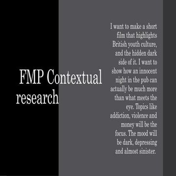Contextual research 