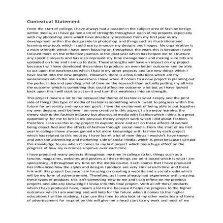Personal statement | DOCX