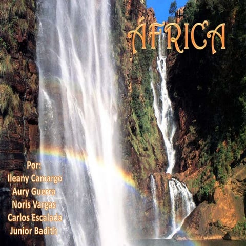 Continenete de áfrica Cataratas Islas y Lagos