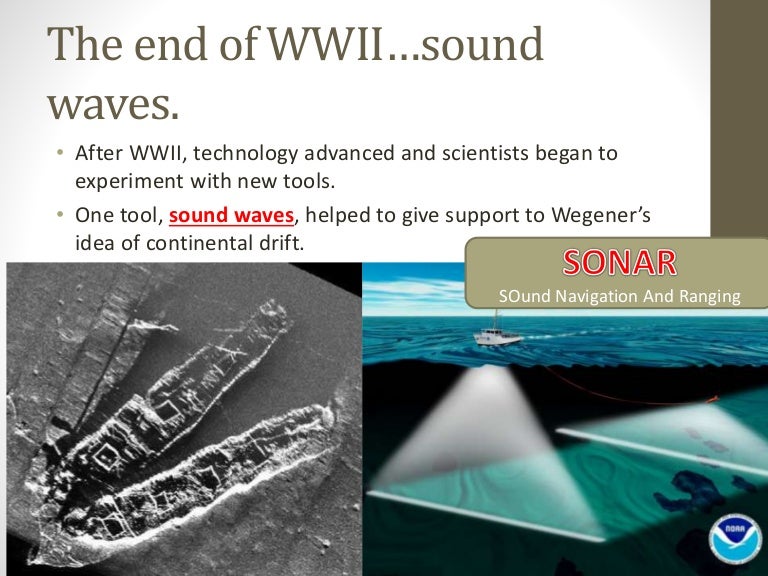 Sonar And Sea Floor Spreading
