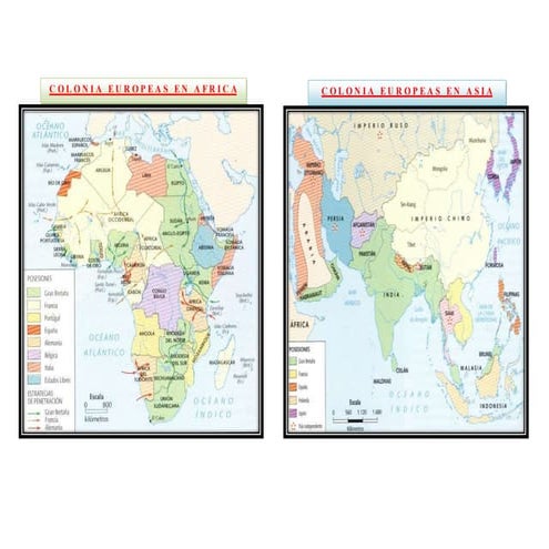 Continente africano y asiatico