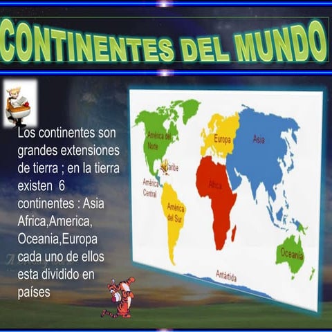 Esquema continentes politicos | DOC