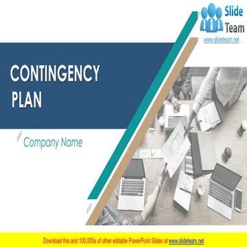 Contingency Plan PowerPoint Presentation Slides 