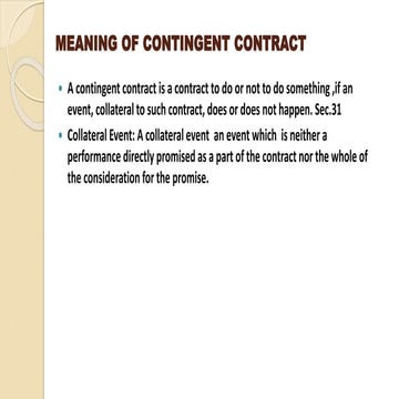 CONTINGENT CONTRACTS  AS PER CONTRACT ACT 1982.pdf