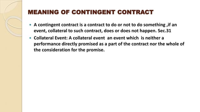 CONTINGENT CONTRACTS  AS PER CONTRACT ACT 1982.pdf