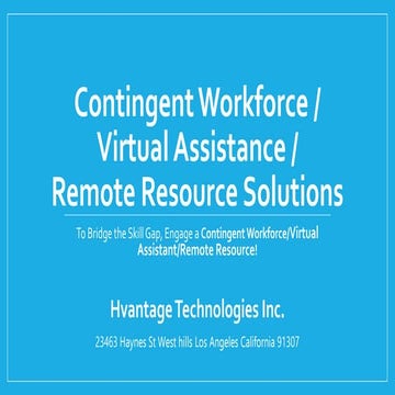 Contingent Workforce Solutions