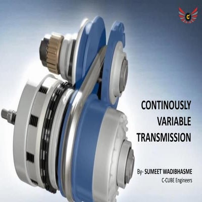 Continuously variable transmission (CVT)