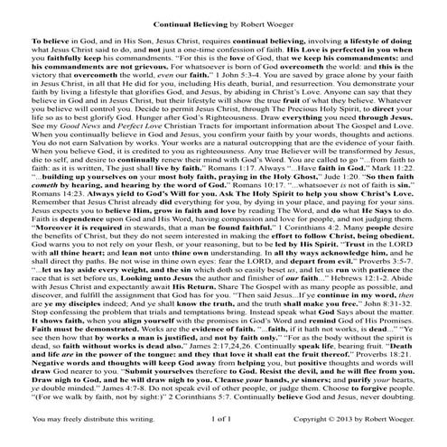 Continual believing 25