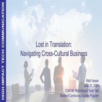 Cross-Cultural Leadership and Communication
