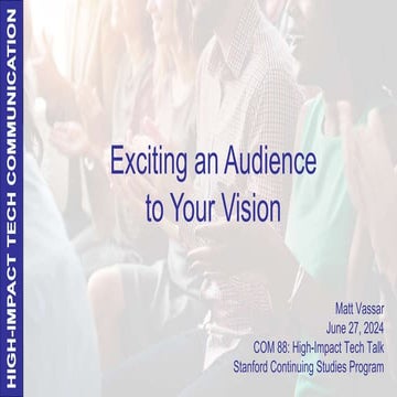 Talking Tech: Interesting & Informing Your Most Important Stakeholders