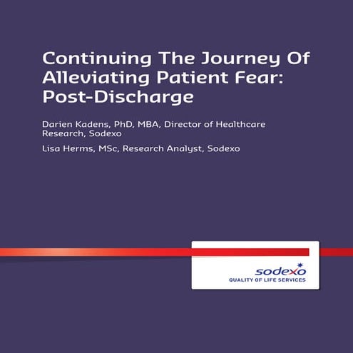 Continuing the Journey of Alleviating Patient Fear: Post-Discharge | PDF