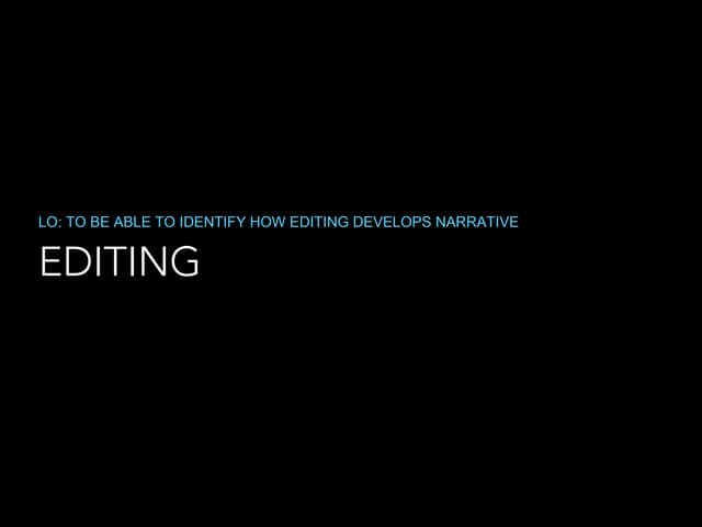 Horror Continuity Editing