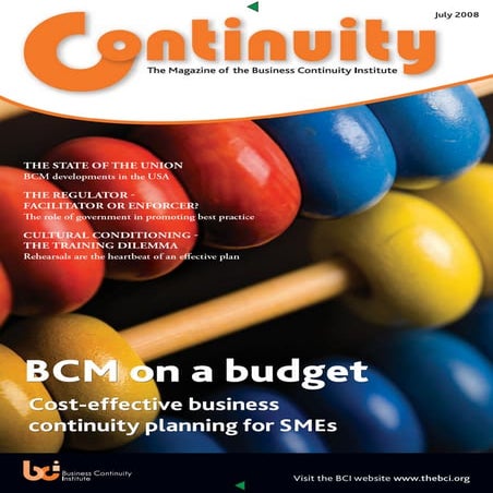 Continuity july 2008