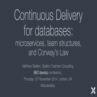 Continuous Delivery for databases -...