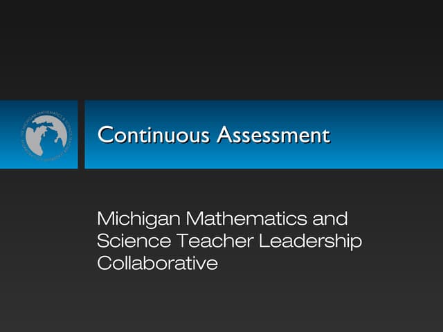 Continuous assessment ppt revised mas   formatted