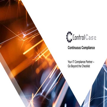 Continuous Compliance Monitoring