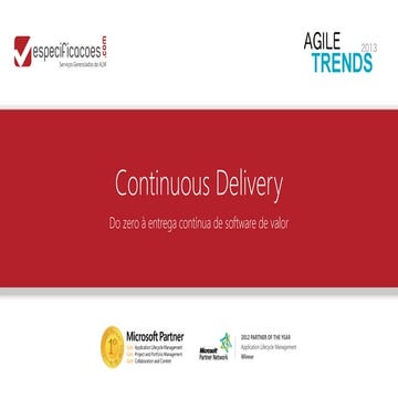 Continuous delivery - Agile Trends 2013