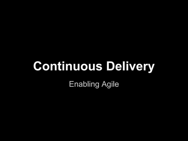 Continuous delivery @åf consult