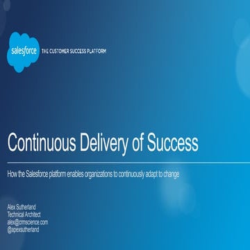 Continuous Delivery of Success