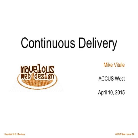 Continuous delivery v2