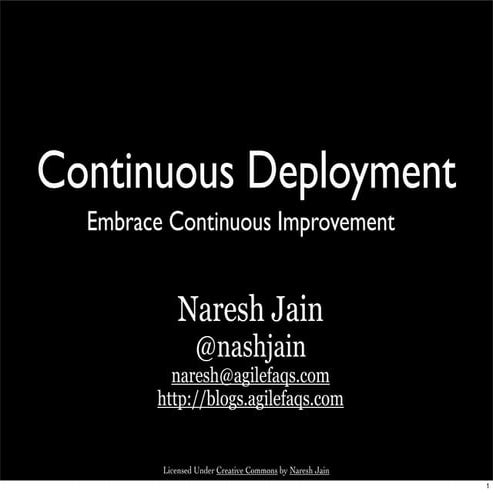 Continuous Deployment Demystified