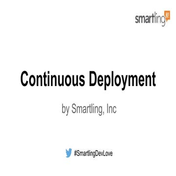 Continuous deployment Smartling event