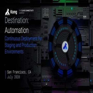 Continuous Deployment for Staging and Production Environments