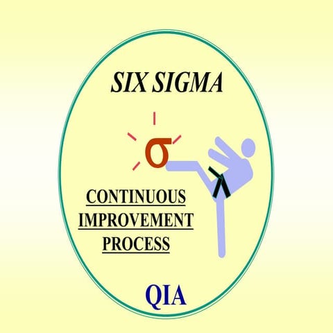 Continuous improvement 6 sigma
