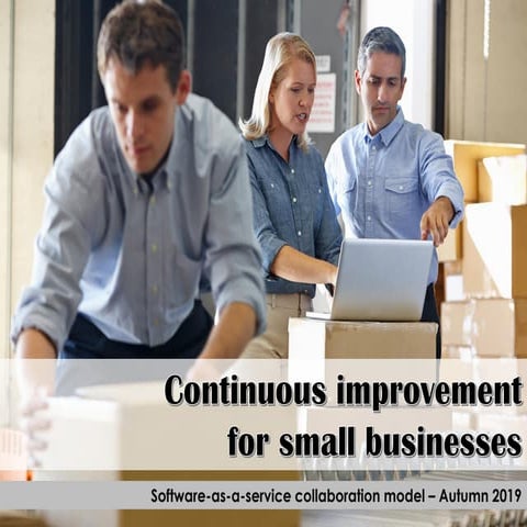 Continuous improvement for small businesses  - software-as-a-service