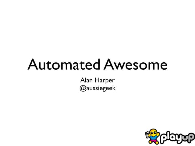 Continuous integration & deployment