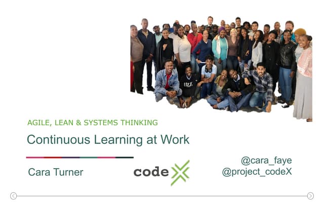Continuous Learning at Work