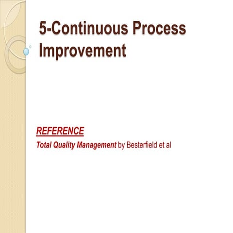 Continuous process improvement (4)