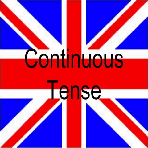 English-Continuous Tense