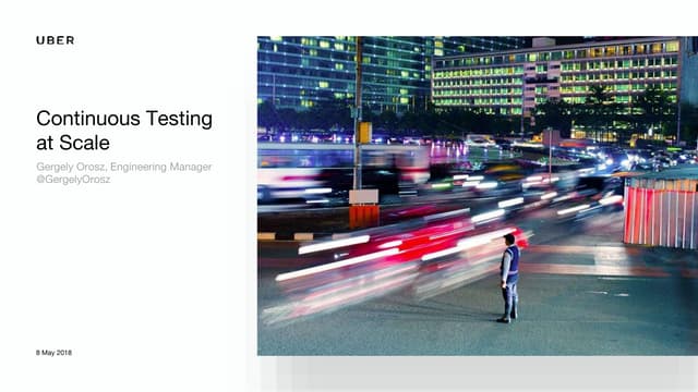 Continuous testing at scale
